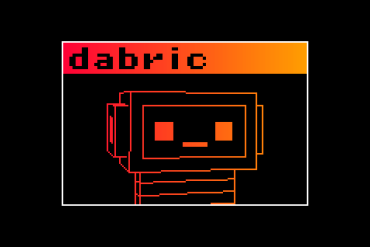 Dabric the robot inside of a window titled "dabric".